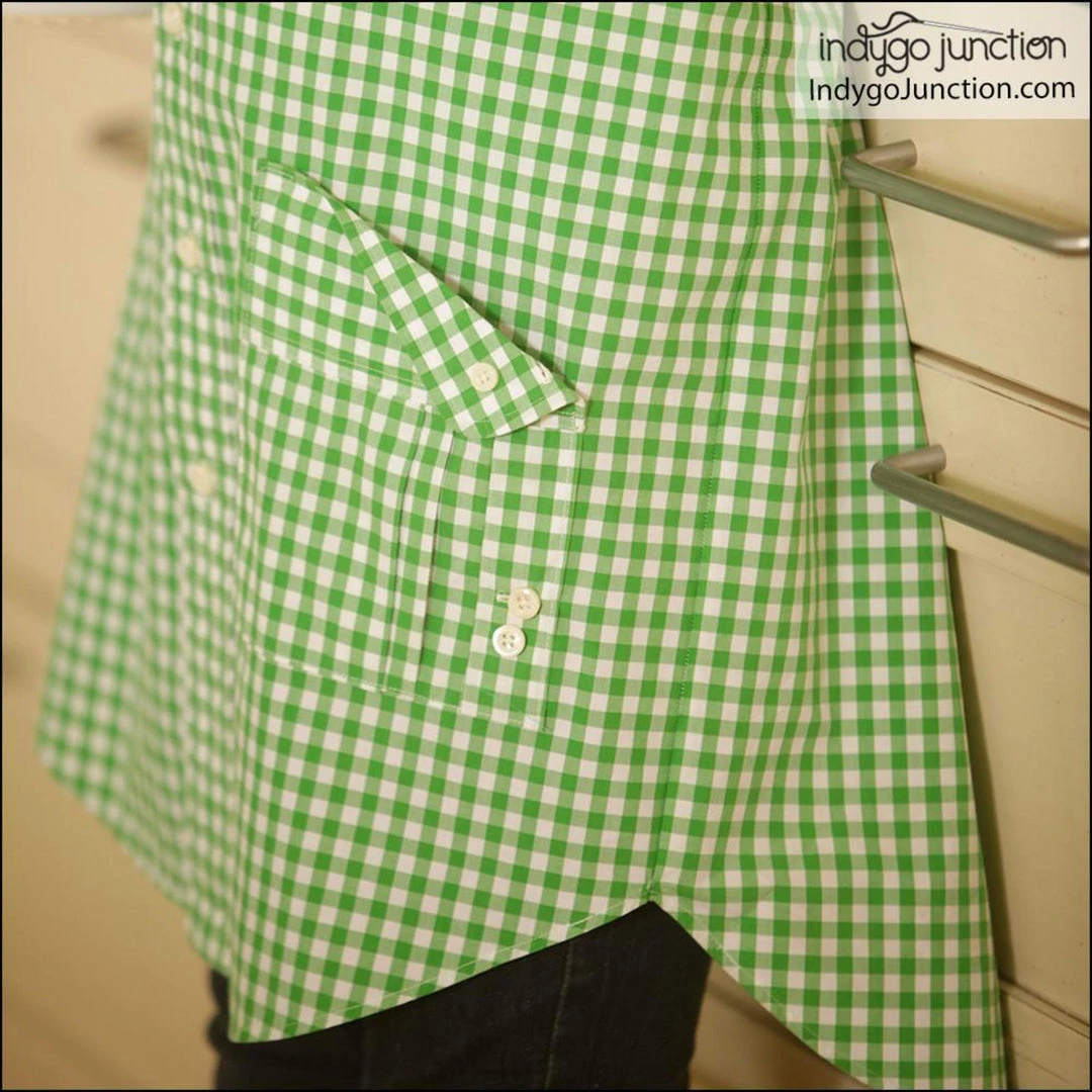 Indygo Junction Kitchen Shirt Tales Recycled Apron Pattern 9 Indygo Junction Kitchen Shirt Tales Recycled Apron Pattern