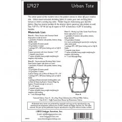 Indygo Junction Purses & Accessories Urban Tote Pattern, PDF Download