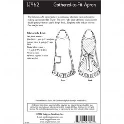 Indygo Junction Gathered-to-Fit Apron Pattern, PDF Download Aprons