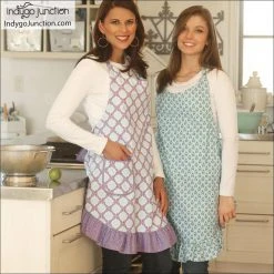 Indygo Junction Gathered-to-Fit Apron Pattern, PDF Download Aprons