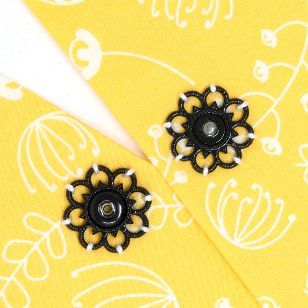 Dritz Sew-On Snaps, 2 Sets, Size 25mm 11 Dritz Sew-On Snaps, 2 Sets, Size 25mm