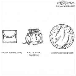 Indygo Junction Lunch Bunch Sandwich & Bag Set Pattern, PDF Download