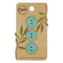Dritz Buttons & Cover Buttons Recycled Cotton Round Button, 18mm, 3 Pc