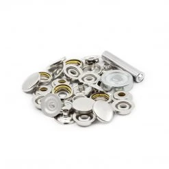 Dritz Snaps Heavy Duty Snap Fastener Kit, 7 Sets, Nickel
