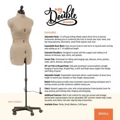 Dritz Dress Forms My Double Designer Adjustable Dress Form