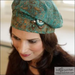 Indygo Junction Banded Beret Hat Pattern, PDF Download Purses & Accessories
