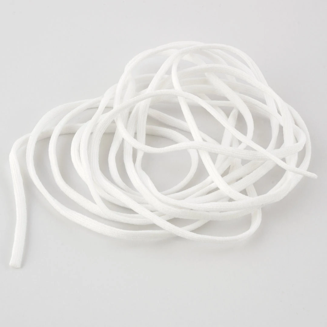 Dritz 4mm Face Mask Elastic, White, 3 Yd 4 Dritz 4mm Face Mask Elastic, White, 3 Yd