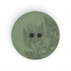 Dritz Buttons & Cover Buttons Recycled Hemp Round Floral Button, 23mm, 2 Pc 59 Dritz Buttons & Cover Buttons Recycled Hemp Round Floral Button, 23mm, 2 Pc