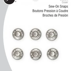 Dritz Snap Fasteners, 6 Sets