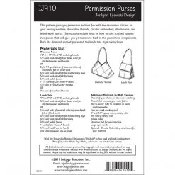 Indygo Junction Permission Purse Pattern, PDF Download Purses & Accessories