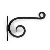 Dritz Wrought Iron Scroll Hook, Black