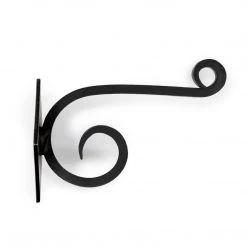 Dritz Wrought Iron Scroll Hook, Black