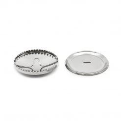 Dritz Half Ball Cover Buttons, Nickel Buttons & Cover Buttons