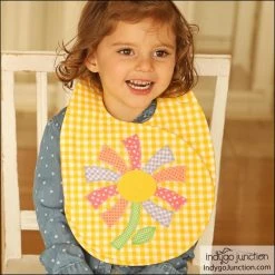 Indygo Junction Apparel Reversible Crossover Applique Bibs Pattern