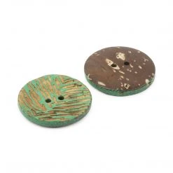 Dritz Sustainable Coconut Round Button, 23mm, 2 Pc Buttons & Cover Buttons
