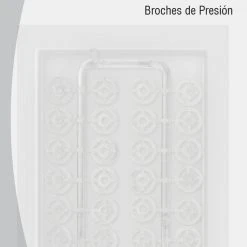 Dritz 5/16" Sew-On Snaps, 12 Sets, Clear