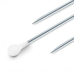 Dritz 3/4" Dipped Head Applique Pins, White, 150 Pc Pins, Needles & Tacks