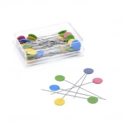 Dritz Flat Flower Head Pins, Assorted, 50 Pc Pins & Accessories