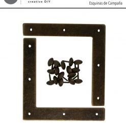 Dritz Smooth Campaign Hardware Corners, Large, 4 Pc