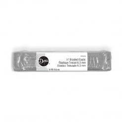 Dritz 1/4" Gray Braided Elastic, 16 Yd 10 Dritz 1/4