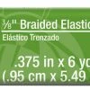 Dritz 3/8" Black Braided Elastic, 6 Yd Elastics