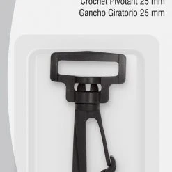 Dritz Rings & Swivel Hooks 1" Swivel Snap Hook, Black