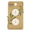 Dritz Buttons & Cover Buttons Recycled Corozo Round Button, 23mm, Light Gray, 2 Pc 2 Dritz Buttons & Cover Buttons Recycled Corozo Round Button, 23mm, Light Gray, 2 Pc