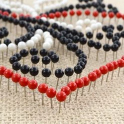 Dritz 15mm Map Pins, Assorted, 100 Pc Pins & Accessories