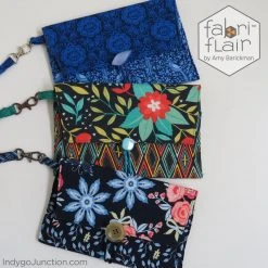 Indygo Junction Crafts & Toys Pocketbook Wristlet Fabriflair Pattern