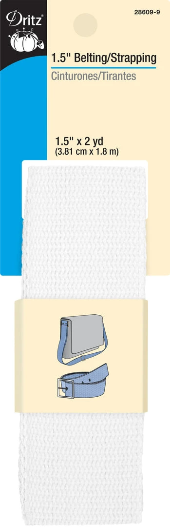 Dritz 1-1/2" Polyester Belting & Strapping, 2 Yd 7 Dritz 1-1/2" Polyester Belting & Strapping, 2 Yd