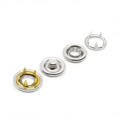 Dritz Snaps Decorative Snap Fasteners, 12 Sets, Nickel