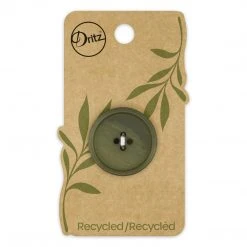 Dritz Buttons & Cover Buttons Recycled Paper Round Button, 28mm