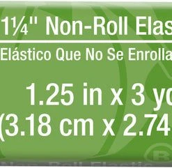 Dritz Elastics 1-1/4" Non-Roll Elastic, White