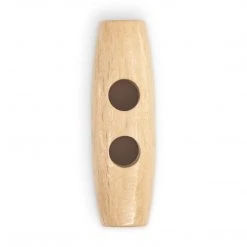 Dritz Buttons & Cover Buttons Sustainable Wood Toggle Button, 41mm, Natural