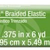 Dritz 3/8" Braided Elastic, White Elastics