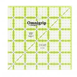 Omnigrid Non-Slip Square Ruler, Neon