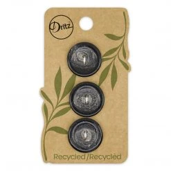 Dritz Recycled Hemp Round Button, 20mm, 3 Pc Buttons & Cover Buttons