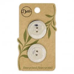 Dritz Recycled Hemp Round Button, 25mm, 2 Pc 30 Dritz Recycled Hemp Round Button, 25mm, 2 Pc