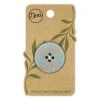 Dritz Buttons & Cover Buttons Recycled Leather Round Button, 30mm, Multicolor Print