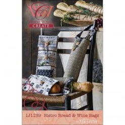 Indygo Junction Home & Storage Bistro Bread & Wine Bag Pattern, PDF Download