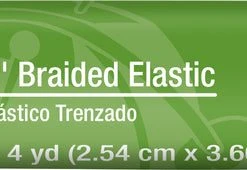 Dritz Elastics 1" White Braided Elastic, 4 Yd