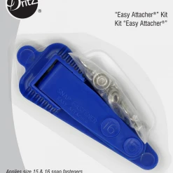 Dritz Fastener Tools "Easy Attacher" Kit For Size 15 & 16 Snap Fasteners