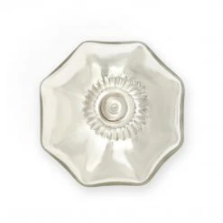 Dritz Mercury Glass Scallop Knob, Silver Outlet