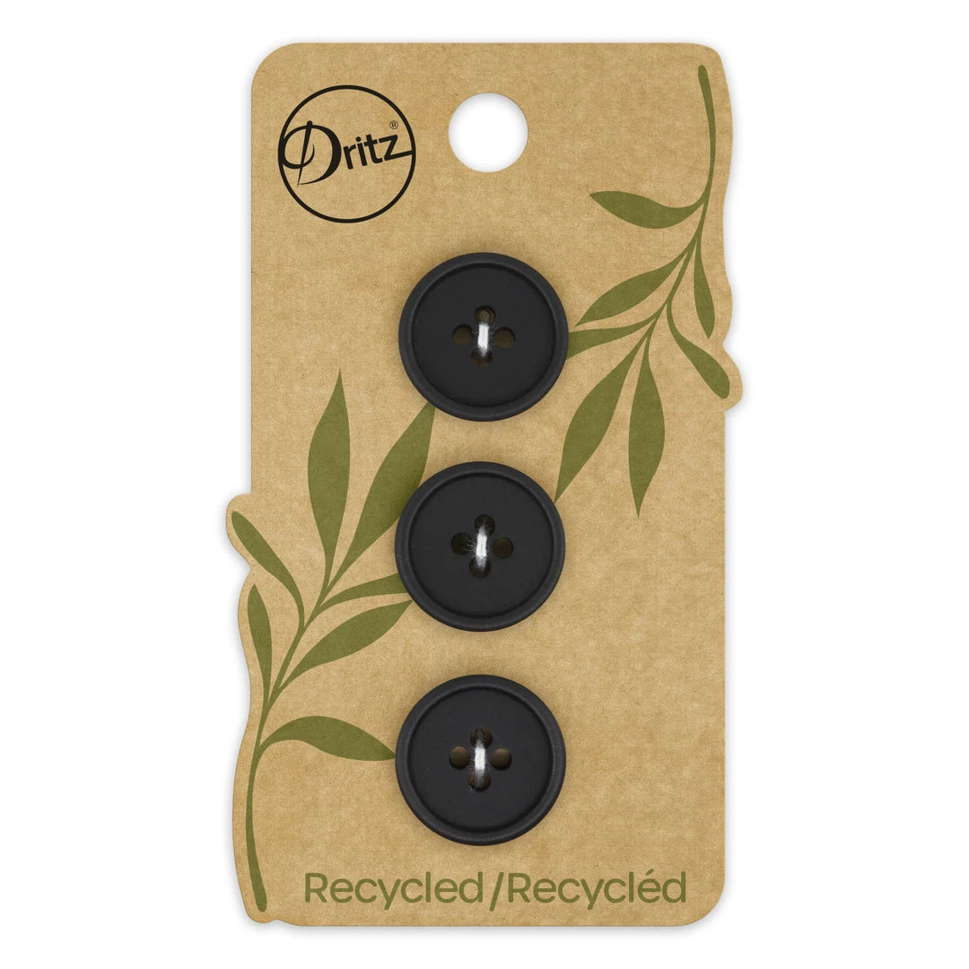 Dritz Recycled Paper Round Button, 18mm, 3 Pc 17 Dritz Recycled Paper Round Button, 18mm, 3 Pc