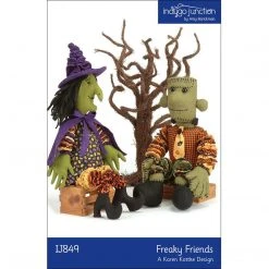 Indygo Junction Freaky Friends Stuffed Yo-Yo Doll Patterns, PDF Download Crafts & Toys