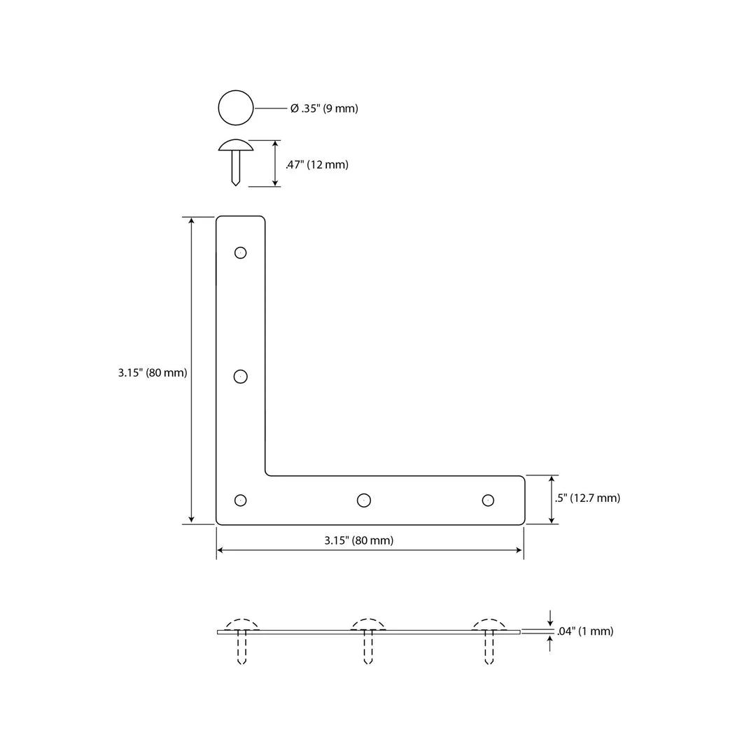 Dritz Textured Campaign Corners, Large, 4 Pc 15 Dritz Textured Campaign Corners, Large, 4 Pc