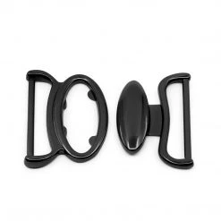 Dritz Oval Fashion Buckle, Gunmetal Buckles