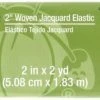 Dritz 2" Woven Jacquard Elastic, Multicolor, 2 Yd Outlet