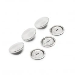 Dritz Half Ball Cover Buttons, Nickel Buttons & Cover Buttons