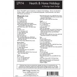 Indygo Junction Hearth & Home Holiday Ornament Pattern, PDF Download